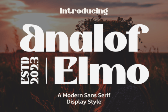 Analof Elmo: A Modern Display Typeface for Bold Branding