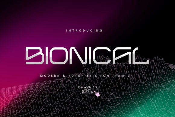 Bionical: A Futuristic Display Typeface for Modern Editorial Design