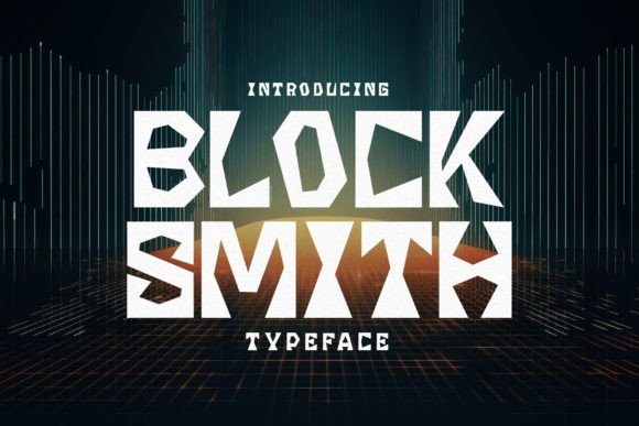 Blocksmith: The Bold Display Font for Stronger Brand Identity