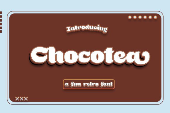 Chocotea: The Playful Typeface That Elevates Your Campaign Design