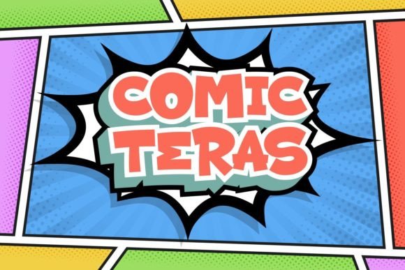 Comic Teras: The Playful Display Font for Handmade Creators