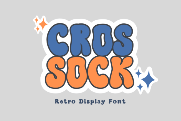 Crossock: The Retro Display Font for Handmade Creators