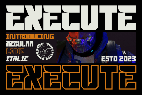 Execute: The Premium Display Font for Scroll-Stopping Campaigns