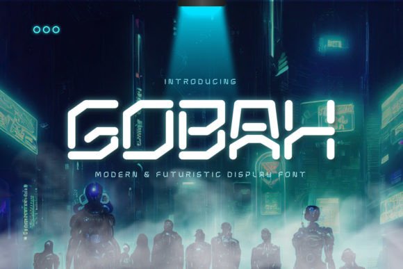 Gobah: A Futuristic Typeface for Modern Editorial Design