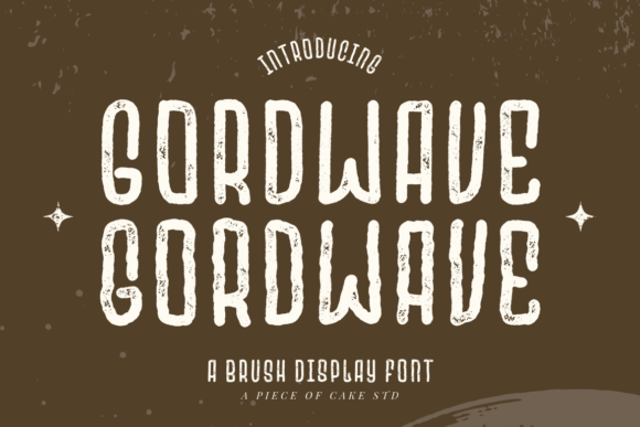 Gordwave: The Organic Display Typeface for Bold Campaigns