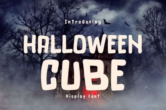 Halloween Cube: A Spooky Display Typeface for Editorial Design