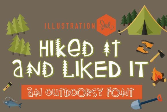 Hiked It and Liked It: The Wild Display Typeface for Bold Campaigns