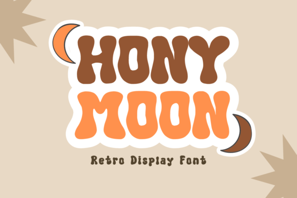 Hony Moon: The Retro Display Typeface for Scroll-Stopping Campaigns