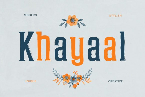 Khayaal: A Modern Display Font for Bold Brand Identities