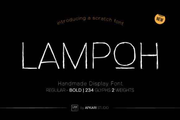 Lampoh: The Handmade Display Font That Transforms Brand Identity