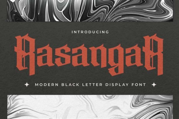 Rasangar: A Bold Display Typeface for Editorial Projects