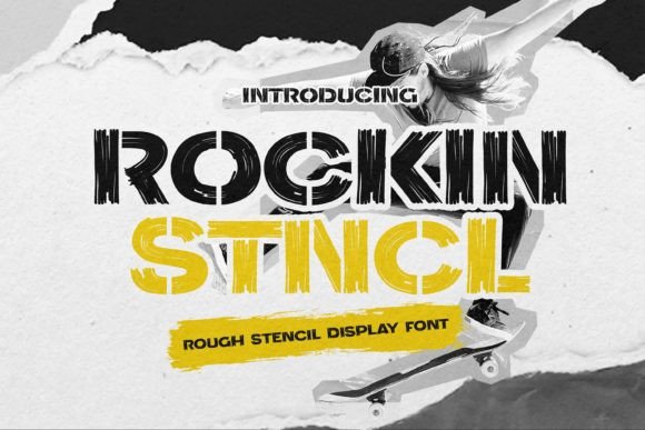 Rockin Stncl: The Bold Display Font for High-Impact Campaigns