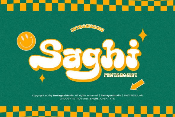 Saghi: The Retro Display Typeface That Elevates Digital Branding