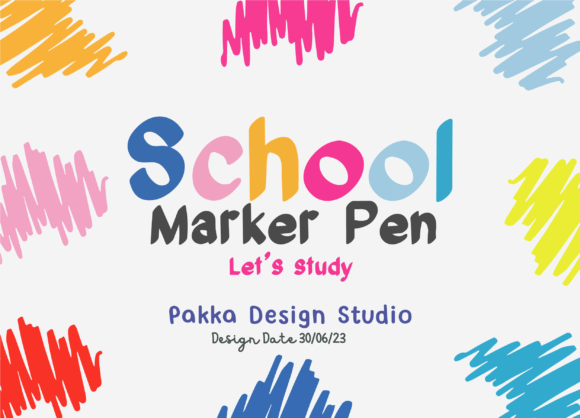 School Marker Pen: The Creative Font for Scroll-Stopping Campaigns