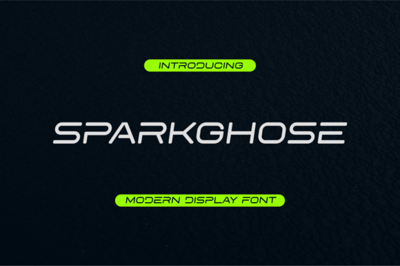 Sparkghose: The Magical Display Font for Handmade Labels and Shop Branding