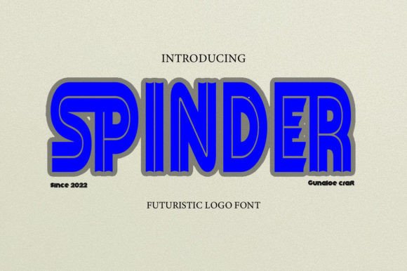 Spinder Typeface Review: A Futuristic Display Font for Modern Campaigns