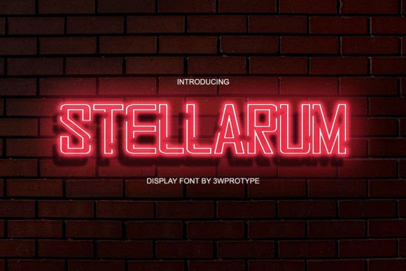 Stellarum: The Relaxed Display Typeface for Modern Editorial Design