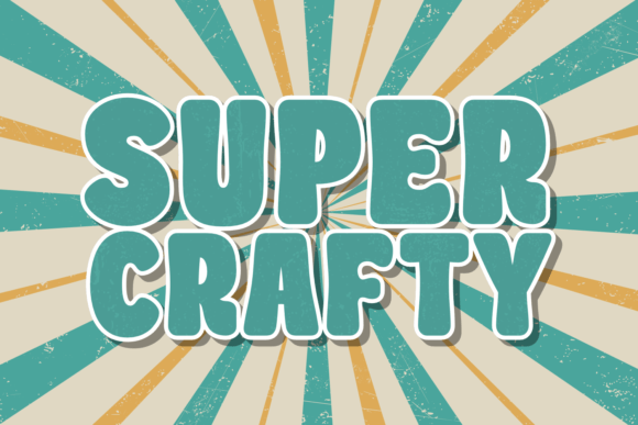 Super Crafty: The Retro Display Typeface That Polishes Your Brand Identity