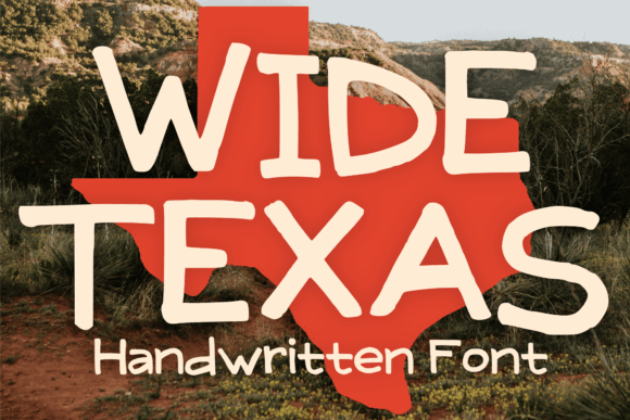 Wide Texas: A Playful Display Typeface for Editorial Design
