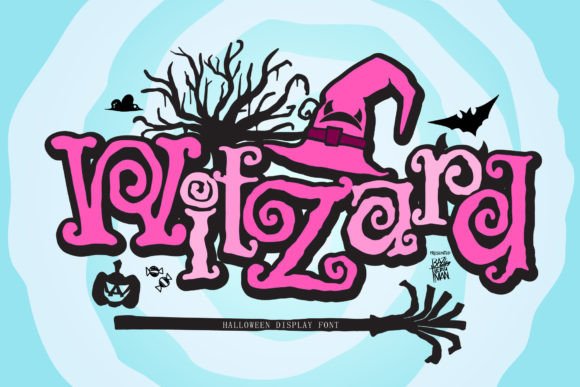 Witzard: A Spooky Display Typeface for Editorial Design
